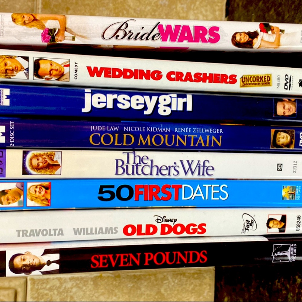 8 Movie DVD collection.